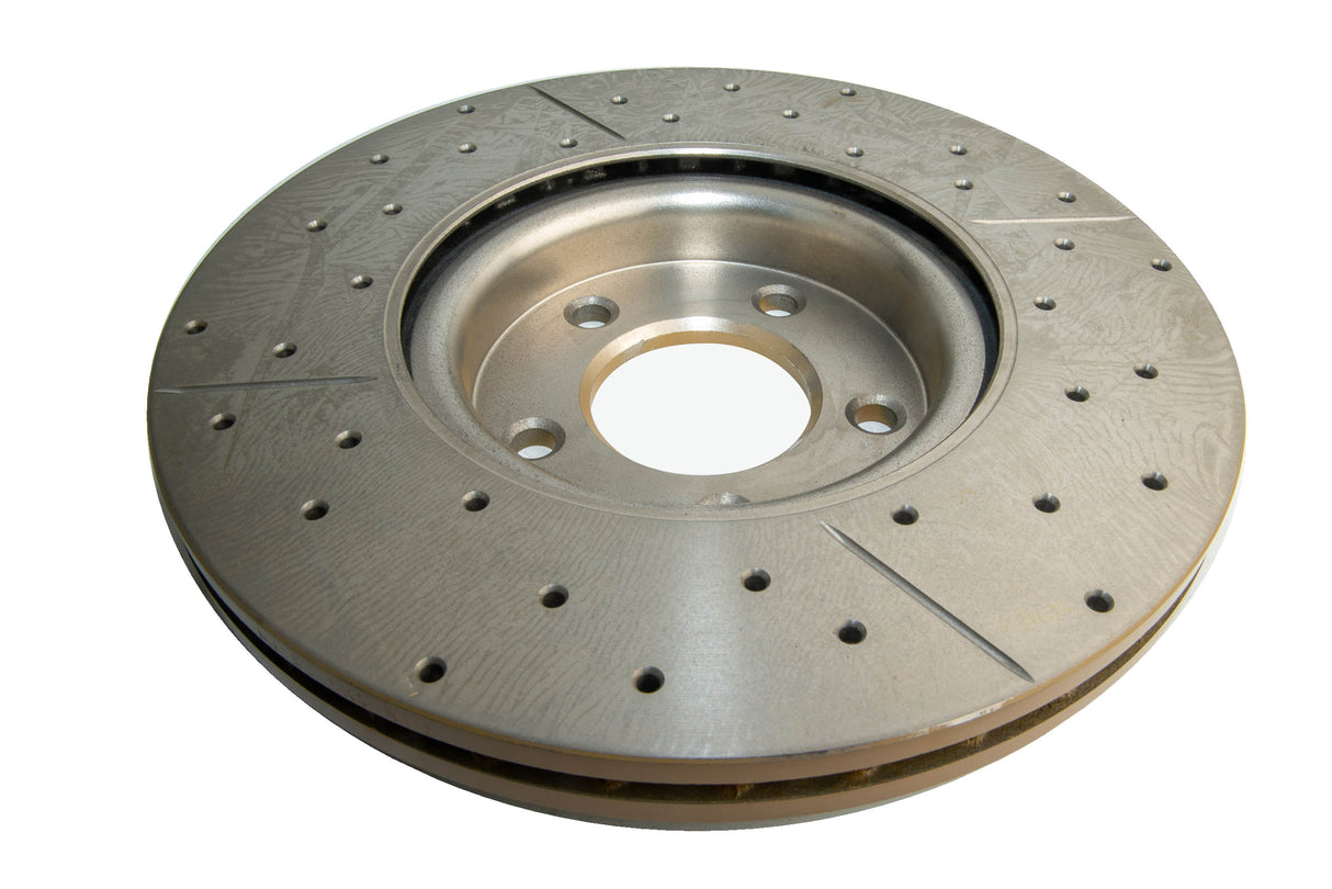 Street Gold Cross-Drill/Slotted Kp Mazda 3 Mps 06-> Front DBA2962X - DBA