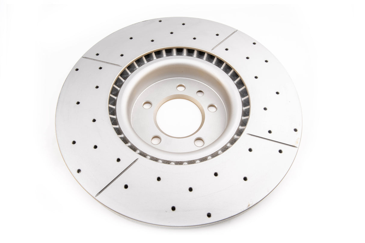 Street Gold Cross-Drilled/Slotted Pp Land Rover/Range Rover Lg Series L405 13-> & Range Rover Sport Lw Series L494 13- DBA3090X - DBA