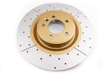 Street Gold Cross-Drilled/Slotted Pp Land Rover/Range Rover Lg Series L405 13-> & Range Rover Sport Lw Series L494 13- DBA3090X - DBA