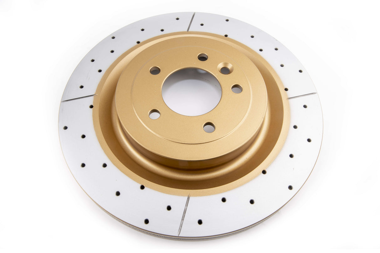 Street Gold Cross-Drilled/Slotted Pp Land Rover/Range Rover Lg Series L405 13-> & Range Rover Sport Lw Series L494 13- DBA3091X - DBA