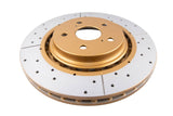Street Gold Cross-Drill/Slotted Kp Lexus RX200T AGL20 RX350 GGL25 RX450H GYL25 11/15 -> Front DBA3450X - DBA