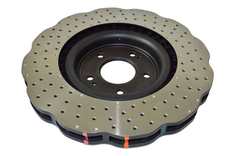 4000 Crossdrilled/Dimpled Wave Disc Kp Mitsubishi Evo X 08-> Front DBA42224WXD - DBA