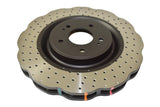 4000 Crossdrilled/Dimpled Wave Disc Kp Mitsubishi Evo X 08-> Front DBA42224WXD - DBA