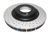 4000 Cross-Drill And Dimple Black Kp Porsche Panamera 10-> Front DBA42592XD - DBA