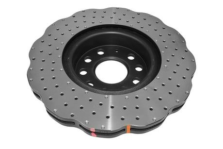 4000 Cross-Drill And Dimple Wave Disc Kp Volkswagen Golf/Jetta/Tiguan & Skoda 03-> Front DBA42806WXD - DBA