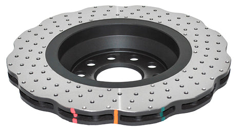 4000 Cross-Drill And Dimple Wave Disc Kp Volkswagen Golf R32/JETTA/TIGUAN & Skoda 03-> Rear DBA42809WXD - DBA