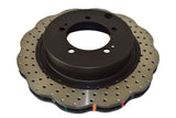 4000 Cross-Drill And Dimple Wave Disc Kp Mitsubishi Evo V-Ix 96-08 Rear DBA4419WXD - DBA