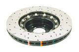 5000 Fully Assembled 2 Piece Black Hat Xs Cross-Drill/Slotted Kp Subaru Wrx Us Spec Front DBA5010BLKXS - DBA