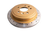 Street Gold Cross-Drilled/Slotted Sld Ford AU2 Fpv Pursuit 250 Tickford TE50 00-03 Rear DBA503X - DBA