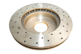 Street Gold Cross-Drill/Slotted Undrilled Kp Ford Ba/Bf & Fg 02-> Front DBA504UX - DBA