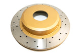 Street Gold Cross-Drill/Slotted Undrilled Kp Ford Ba/Bf & Fg 02-> Front DBA504UX - DBA