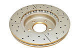Street Gold Cross-Drill/Slotted Kp Ford Ba/Bf & Fg 02-> Front DBA504X - DBA