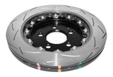 5000 Assembled 2 Piece Black Hat T3 Slot 330MM X 25MM Kp Ford Mustang 15-> Rear DBA52165BLKS - DBA