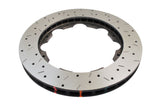 5000 Rotor Cross-Drill/Slotted Kp Nissan Gt-R 09-11 Brembo Oe Rear With M6 Locking Compound Nut DBA52323.1XS - DBA