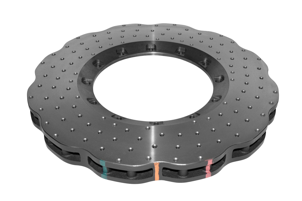 5000 Rotor Cross-Drill And Dimple 345MM X 30MM Wave Disc Kp Volkswagen Golf Mk: 5&6 Front Nas Nuts Included DBA52808.1WV2XD - DBA