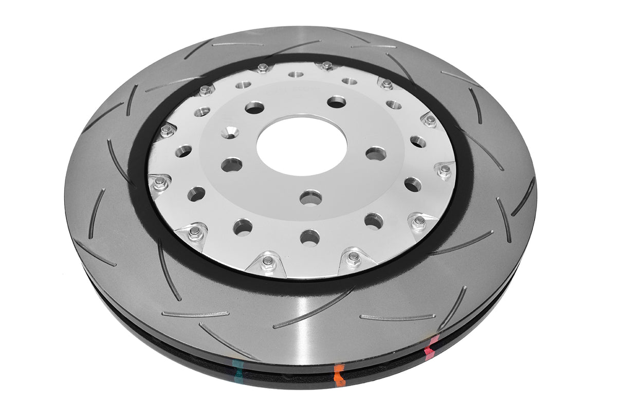 5000 Fully Assembled 2 Piece Clear Anodised Hat T3 Slotted Kp Audi R8 Typ 42 07-12 Rear DBA52833SLVS - DBA