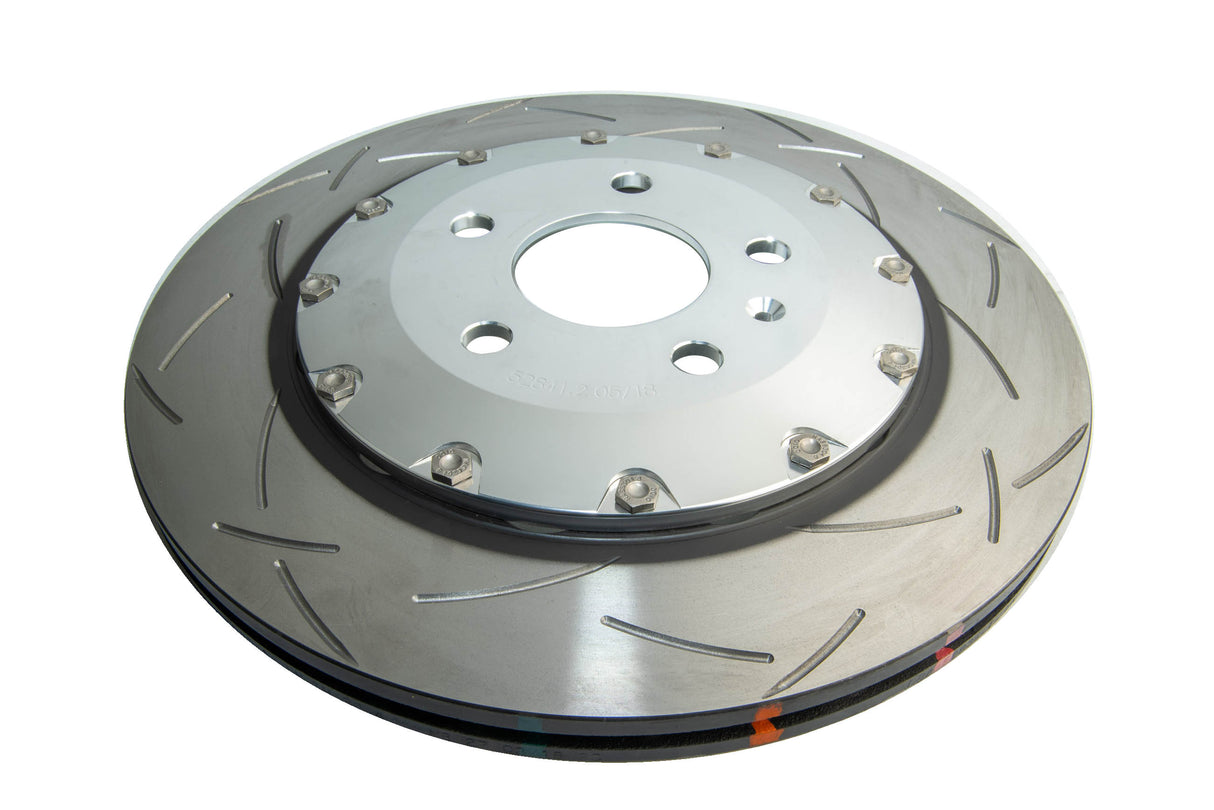 5000 Fully Assembled 2 Piece Clear Anodised Hat T3 Slot Kp Audi RS4 RS5 Rear DBA52835.1S Rings DBA52841SLVS - DBA