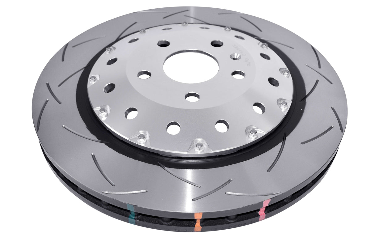 5000 Fully Assembled 2 Piece Clear Anodised Hat T3 Slotted Kp AUDI-RS3 -> Front DBA52844SLVS - DBA