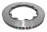 5000 Rotor Cross Drilled/Dimpled Right Hand 48CV ( Brembo Replacement 09.5759.13/23 ) With M6 Locking Compound Nut DBA52923.1RXD - DBA