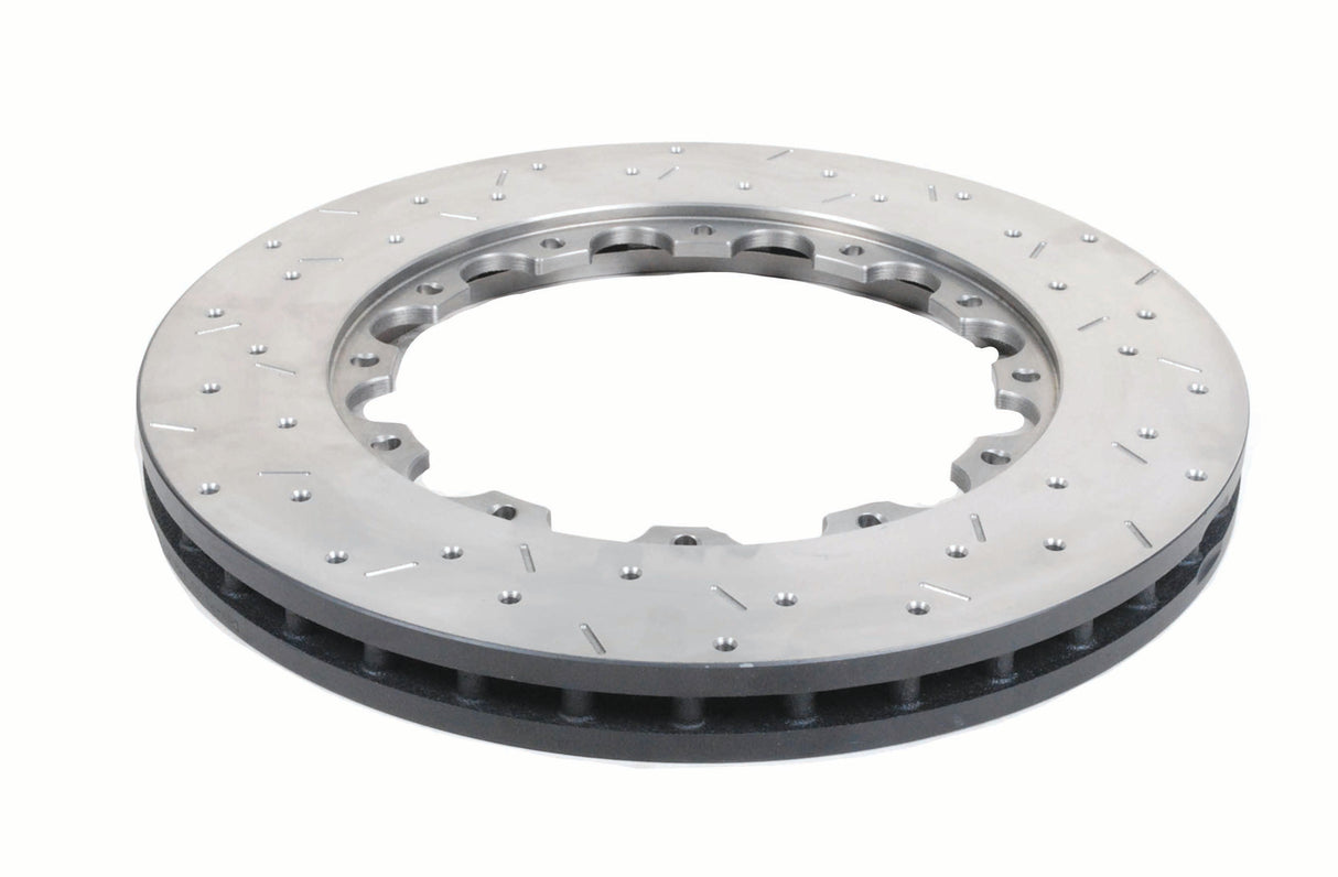 5000 Rotor X/Drilled & Slot 355MM X 32MM Kp Corvette C6 Z06 05-> Front Nas Nuts Included DBA52992.1XS - DBA