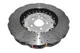 5000 Fully Assembled 2 Piece Sliver Hat Cross-Drill And Dimple Kp Wave Disc Audi RS6 13-17/RS7 14-17 Front Rings DBA530 DBA53002WSLVXD - DBA