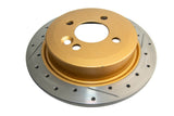 Street Gold Cross-Drilled/Slotted Sld Mini Cooper R50 R56 00-> Rear DBA543X - DBA