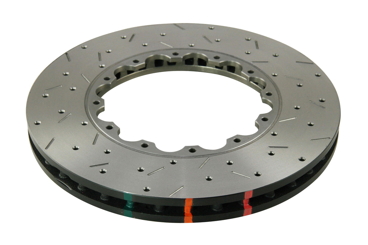 5000 Rotor Cross-Drill/Slotted With Replacement Nas Nuts -Kp Subaru Wrx Sti 02-11 DBA5654.1XS - DBA
