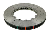 5000 Rotor Cross-Drill/Slotted With Replacement Nas Nuts -Kp Subaru Wrx Sti 02-11 DBA5654.1XS - DBA | Universal Auto Spares
