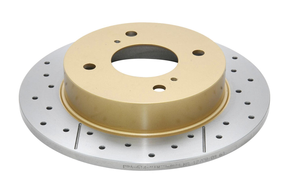Street Gold Cross-Drilled/Slotted SldFord Corsair + Nissan Bluebird 93-97 Rear Part Price Changed Please Confirm Wit DBA614X - DBA