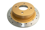 Street Gold Cross-Drilled/Slotted SldNissan Pintara R31 86-90 Rear DBA616X - DBA