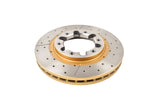 Street Gold Cross-Drill/Slotted Kp Nissan Patrol Gu Y61 97-> Front Reverse Mount DBA625X - DBA