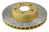 Street Gold Cross-Drilled/Slotted Subaru Liberty/Impreza AWD 93-02 Front DBA642X - DBA