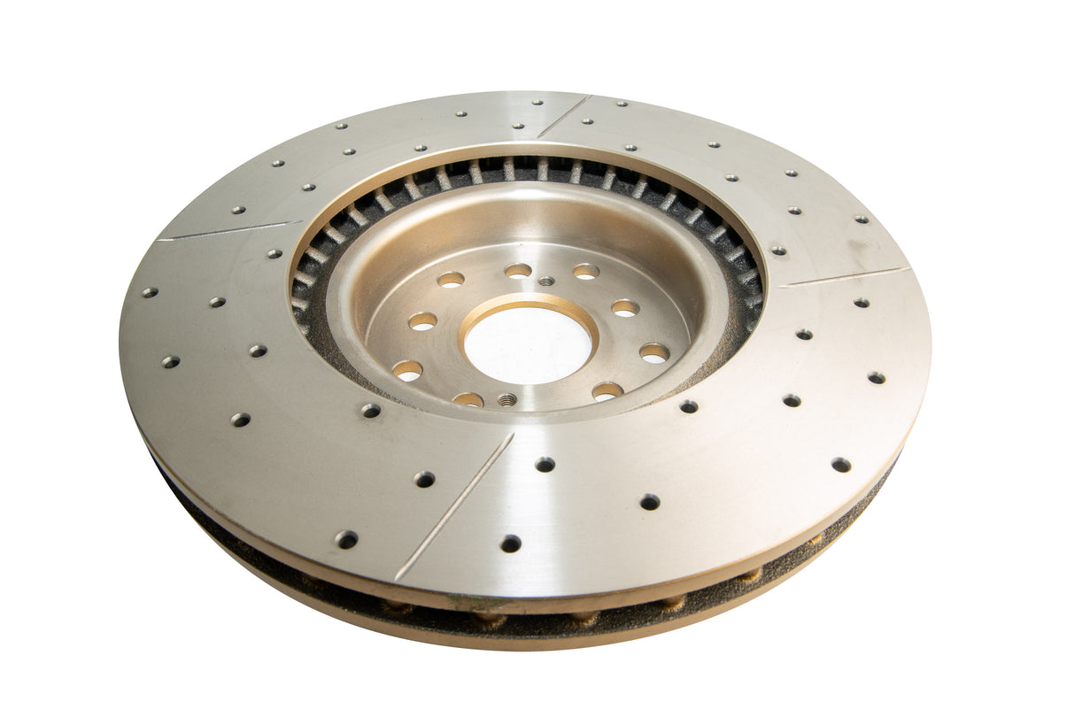 Street Gold Cross-Drill/Slotted Kp Subaru Wrx Sti 02-11 Front DBA654X-10 - DBA
