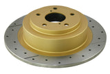 Street Gold Cross-Drilled/Slotted SldSubaru Liberty/Outback 98-04 Rear DBA657X - DBA