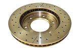 Street Gold Cross-Drilled/Slotted Mitsubishi Pajero Nm/Np/Ns/Nt 00-> Front DBA660X - DBA