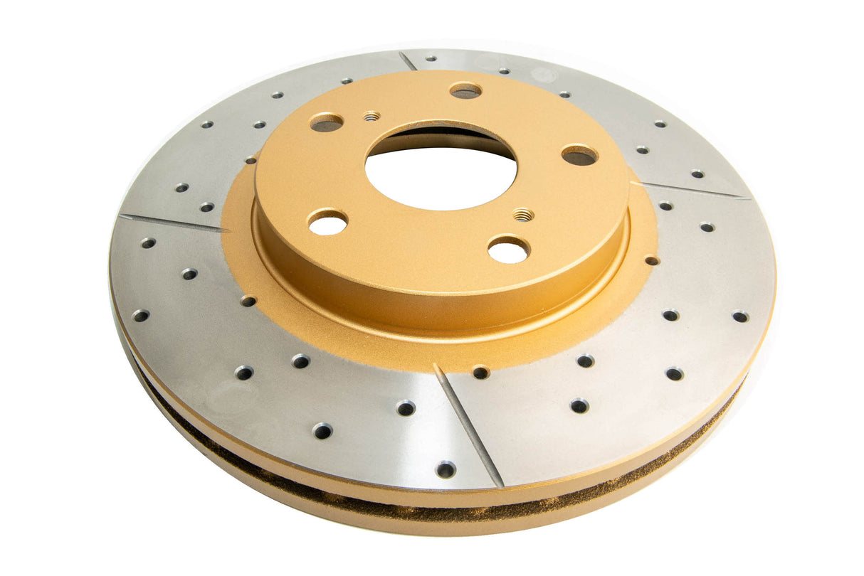 Street Gold Cross-Drill/Slotted Kp Camry/Lexus/Apollo 92-06 Front DBA735X - DBA