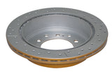 Street Gold Cross-Drill/Slotted Kp Toyota 90 Landcruiser 96-> Rear DBA793X - DBA