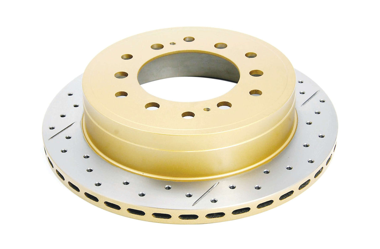 Street Gold Cross-Drill/Slotted Kp Toyota 90 Landcruiser 96-> Rear DBA793X - DBA