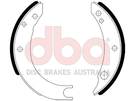 Street Series Brake Shoes Holden 228.6MM DBAS1173 - DBA | Universal Auto Spares