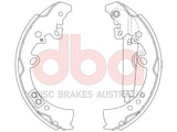 Street Series Brake Shoes Toyota Hi-Lux 295MM DBAS1832 - DBA | Universal Auto Spares