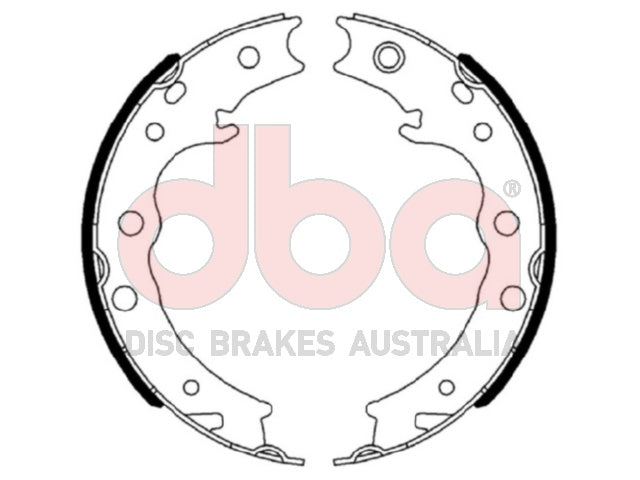 Street Series Brake Shoes Subaru/Toyota Parking Brake 190MM DBAS2033 - DBA