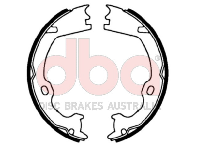 Street Series Brake Shoes Ford F150 207MM DBAS2037 - DBA