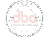 Street Series Brake Shoes Toyota GDH3 Auto Park Brake Hiace Van 2022 -> Rear DBAS2054 - DBA | Universal Auto Spares