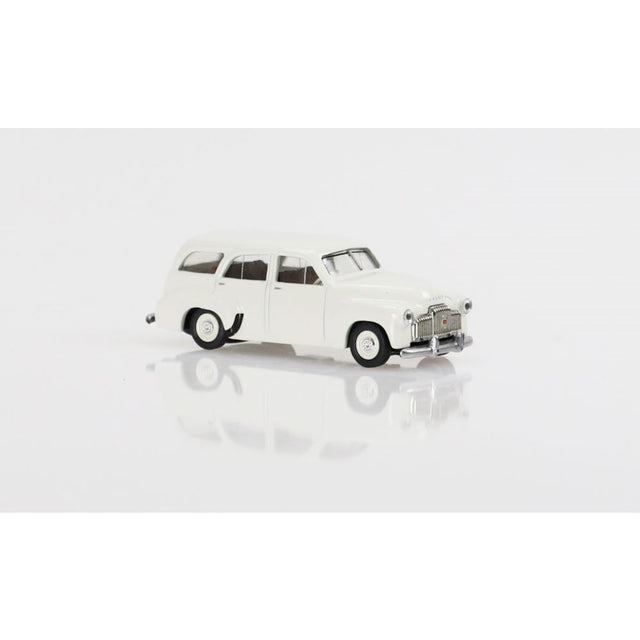 1953 Holden FX Station Wagon White Diecast Model Car 1:64 Scale (Approx. 7cm) Collectible | Universal Auto Spares