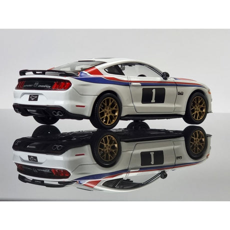 2018 Ford Mustang RHD #1 Bathurst Special Allan Moffat Retro 1977 40th Anniversary 1–2 Finish Diecast Model Car 1:24 Scale (Approx. 18–20cm) Collectible | Universal Auto Spares