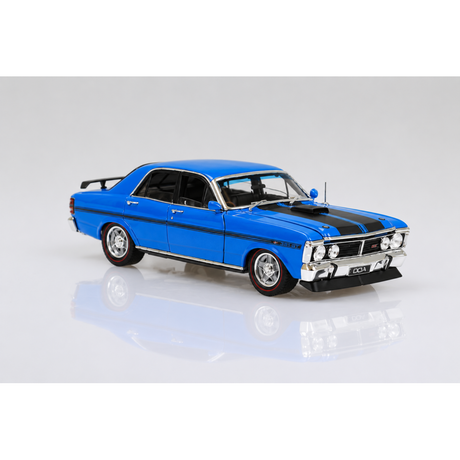 Ford Falcon XY GTHO Electric Blue Diecast Model Car 1:24 Scale Collectible