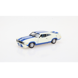 Ford Falcon XC Cobra Opt' 96 White with Blue Stripes Diecast Model Car 1:32 Scale (Approx. 14–15cm) Collectible | Universal Auto Spares