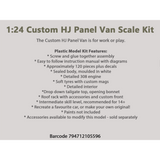Holden HJ Sandman Panel Van Max's Custom Plastic Model Car Kit 1:24 Scale Collectible - Diecast Models