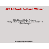 Holden LJ Torana #28C Brock Bathurst Winner Diecast Model Car 1:24 Scale (Approx. 18–20cm) Collectible | Universal Auto Spares