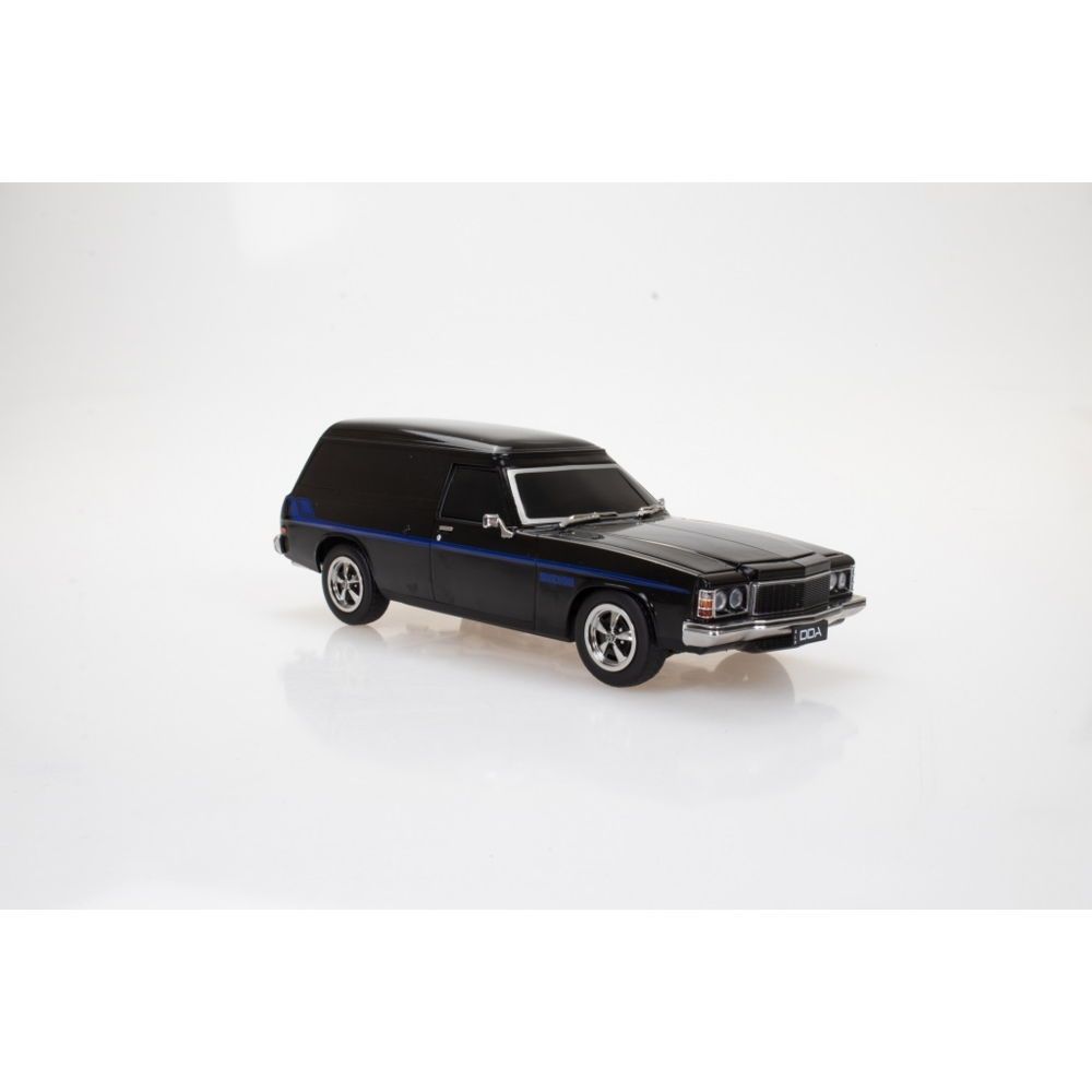 Holden HX Panelvan Black Spectra Rides Plastic Light Up Model Car 1:24 Scale Collectible - Diecast Models